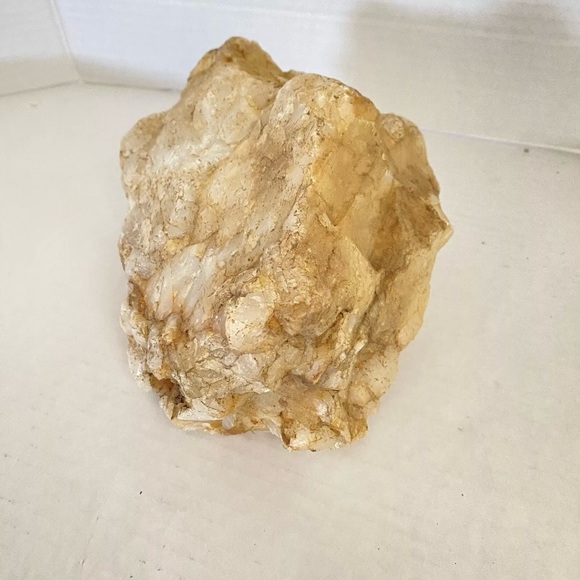 Quartz Rock Natural Milky White Orange Red Stone # 5 - Picture 5 of 10